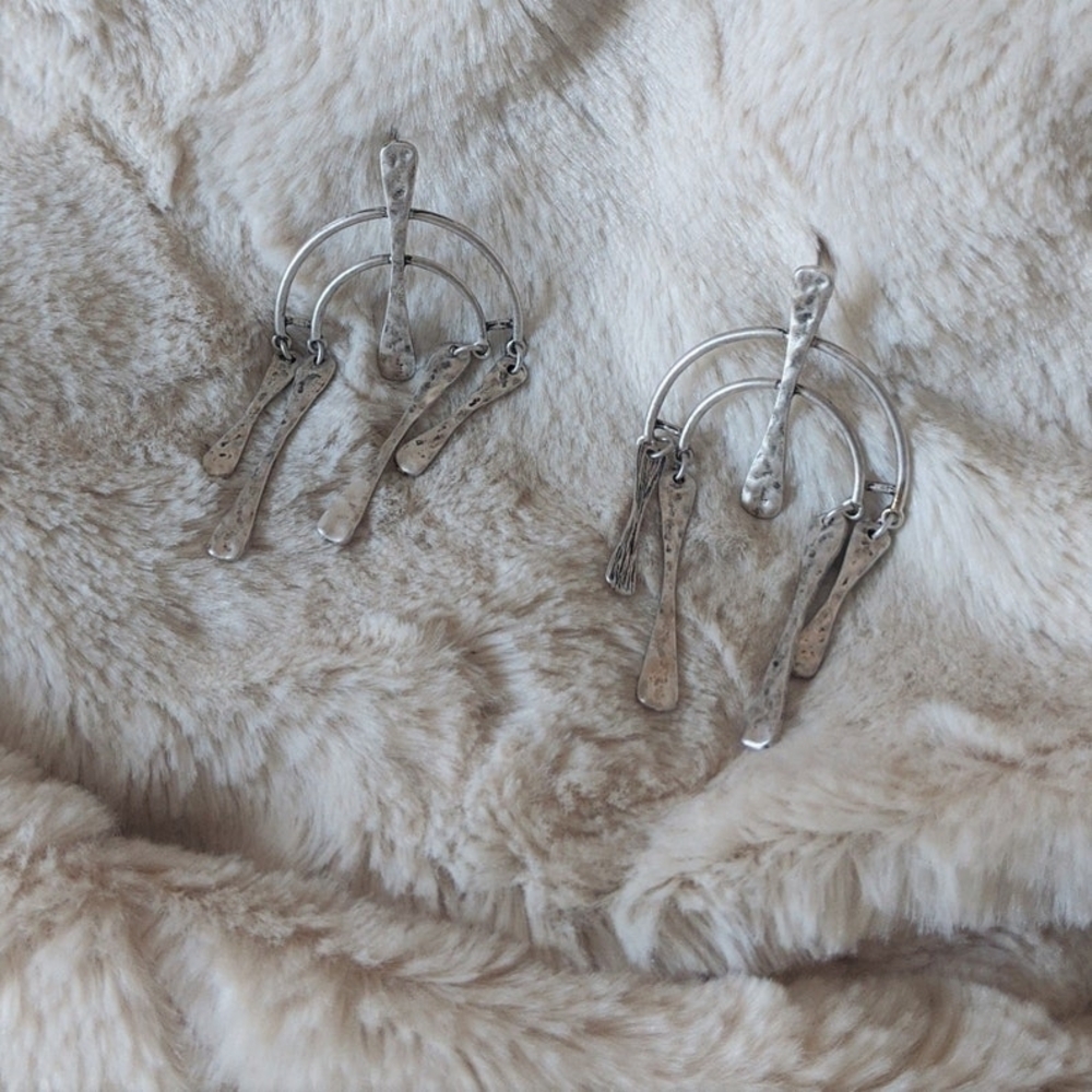 Sterling Silver Dangle Chandelier Earrings